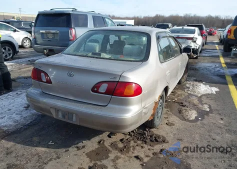 2000 Toyota Corolla Le from USA, damaged, VIN 2T1BR12E4YC364551
